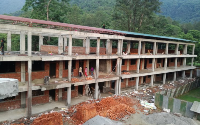Construction Status of the New Academic Block – June 2018