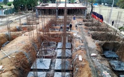 Construction Status of the New Academic Block – November 2017